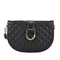 Siihenrry - Bolso de Cuero Vegano Mate DJB-0123-BK Negro