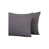 FUNDAS DE ALMOHADA D KING´S SET X 2 UND 2 PLZ - GRIS