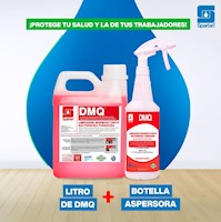 DMQ DESINFECTANTE LITRO + BOTELLA ASPERSORA 1L