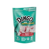 Snack para Perros Dingo Dental Mini Huesos de Pollo x7 und