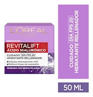 Crema Dia Hidratante L'Oréal París Revitalift Acido Hialuronico 50ml