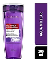 Agua Micelar Hidratante L'Oréal París Revitalift Ácido Hialurónico 200ml