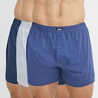 PACK 3 BOXER HOLGADO JERSEY AZUL PALMERS P3110_K04