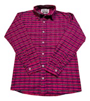 Camisa Leñador Junior Frambuesa