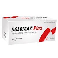 Dolomax Plus 200 mg + 500 mg Tabletas Recubiertas