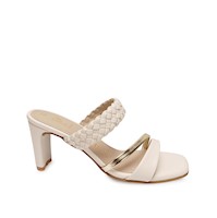 Sandalia D'orsay Casual DON-2610 Hueso Piazza