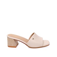 Sandalia Slide Casual DON-2611 Hueso Piazza
