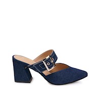 Zapato Stiletto Vestir DON-2627 Denim Piazza