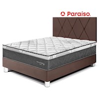 Dormitorio Paraíso Pocket Star 2PLZ con Cabecera Loft Chocolate