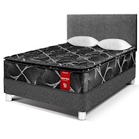 Dormitorio Paraiso Super Star 2PLZ Charcoal Negro