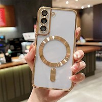 Case Magsafe para Samsung S22 Plus - Dorado