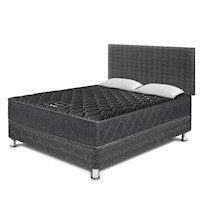 Dormitorio Paraíso Majestic Black 2PLZ