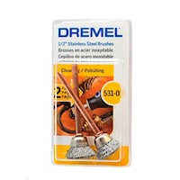 Dremel Cepillo De Acero Inoxidable 1/2"