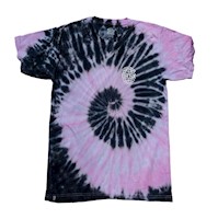 POLO TIEDYE DRSK NEGRO ROSADO