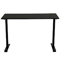 Escritorio Fijo Dreizt 120x60 cm Negro FixDesk