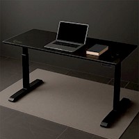 Escritorio Regulable Manual Dreizt 120x60 cm Negro XDesk Manual