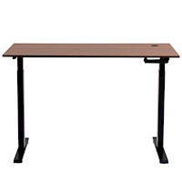 Escritorio Regulable Manual Dreizt 120x60 cm Caramelo XDesk Manual