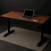 Escritorio Regulable Manual Dreizt 120x60 cm Caramelo XDesk Manual