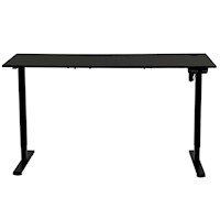 Escritorio Eléctrico Dreizt Altura Regulable 150x60 Negro Xdesk Smart