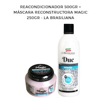 Reacondicionador 500gr + Máscara Capilar 250gr - La Brasiliana
