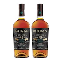 Duopack Ron Botrán Añejo 15 años reserva. Guatemala