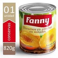DURAZNOS EN MITADES FANNY 820 GR