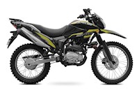 MOTO TODO TERRENO VARILLERO  DURO 200 VB NEGRO AMARILLO