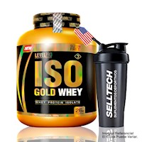 Level Pro Proteína Iso Gold Whey 6.6 Lb Vanilla Creme+shaker