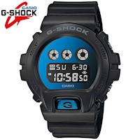 Reloj Casio G-Shock DW-6900MMA-2 Alarma Luz De Fondo Acuático Negro Azul