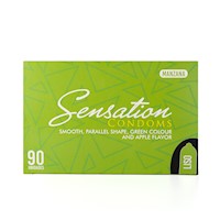 Preservativos SENSATION Manzana Liso CAJA 90 X 3 UND
