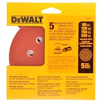 Disco de Lija 5" GRANO SURTIDO PACKx5 DW4307 X Dewalt