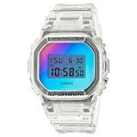 Reloj G-Shock Resina Gris Transparente con Multicolor DW-5600SRS-7