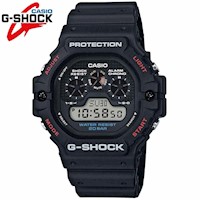 Reloj Casio G-Shock DW5900-1 Digital para Hombre Luz de Fondo Alarma Negro