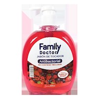 Family Doctor Jabón Liquido Antibacterial Frutos Rojos - Frasco 400ML