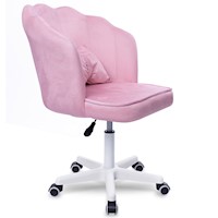 Silla Giratoria de Escritorio Oficina Q1 Rosada Buckingham