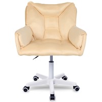 Silla Giratoria de Escritorio Oficina Buckingham Vanity Caqui