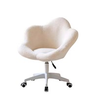 Silla Giratoria de Escritorio Oficina Buckingham Flower Blanca