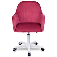Silla Giratoria de Escritorio Oficina Buckingham Soft Rosado Bean