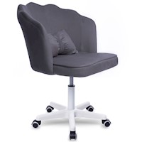 Silla Giratoria de Escritorio Oficina Q1 Gris Oscuro Buckingham