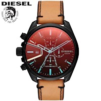 Reloj Diesel MS9 Chrono DZ4471 para Hombre Fecha Cronómetro Cristal Iridiscente