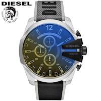 Reloj Diesel Mega Chief DZ4523 Para Hombre Cronómetro Cristal Iridiscente