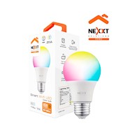 Bombilla LED inteligente WiFi Nexxt NHB-C120M 220V-A19 RGB Regulador de brillo