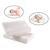 Pack 2 Almohadas Ergonómicas Viscoelástica Memory Pillow Funda