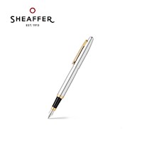 Pluma Fuente Sheaffer VFM Cromo / Dorado Pulido GT punto mediano