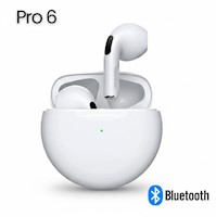 Audífonos Deportivos Inalámbricos con Bluetooth Pro 6 Auriculares Táctil