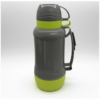 Termo para Bebidas Frías y Calientes de 1800 ml con Doble Tapa