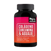 Colágeno, Curcumina y Aguaje 500 mg Mujer Aguaje