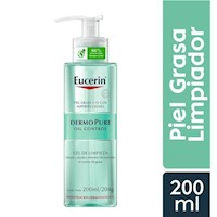 Eucerin Dermopure Gel Limpiador Facial - Frasco 200 ML