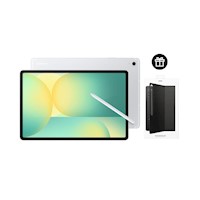 Tablet Samsung Galaxy Tab S10FE+ 128GB Silver + Cover Teclado