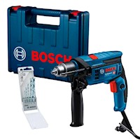 Taladro Percutor Atornillador Bosch GSB 13RE + 5 Brocas